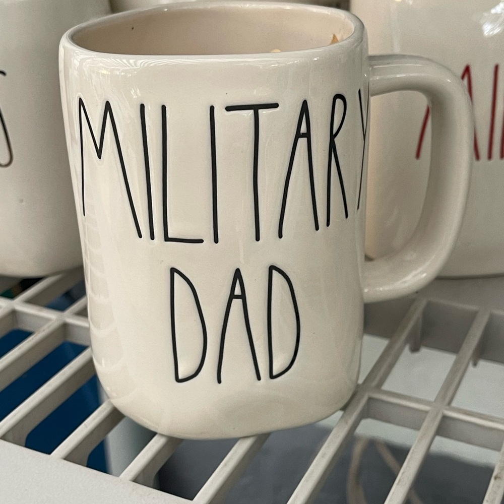 Rae Dunn “Military Dad” Ceramic Mug